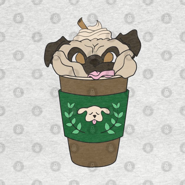 Coffee Pug by ApolloOfTheStars